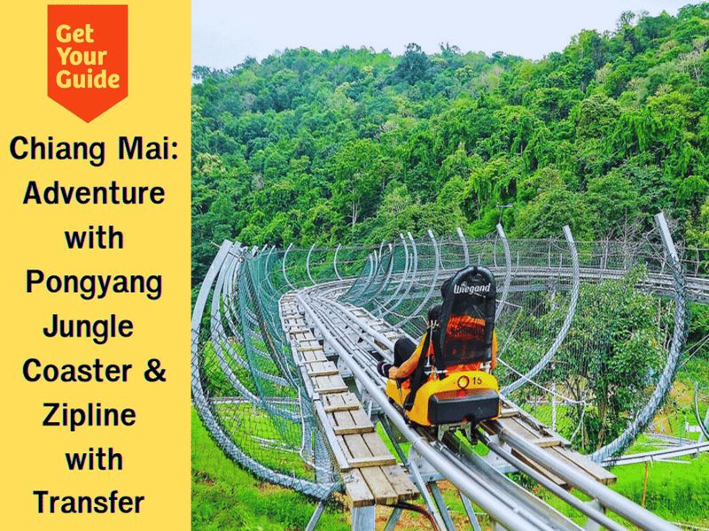 Billet Pongyang Jungle Coaster & Zipline (transfert)