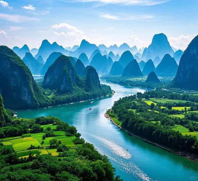 Billet Guilin : excursion de 5 jours avec rafting et croisière sur la rivière Yulong
