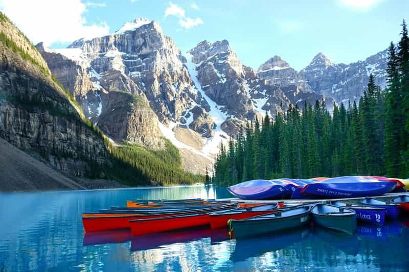 Billet Banff : visite du lac Louise, du lac Moraine, de la télécabine, de la grotte et du bassin