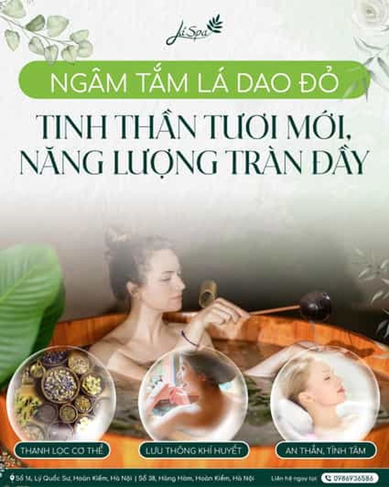 Billet Hanoi : Service de douche à l'eau chaude à La Spa