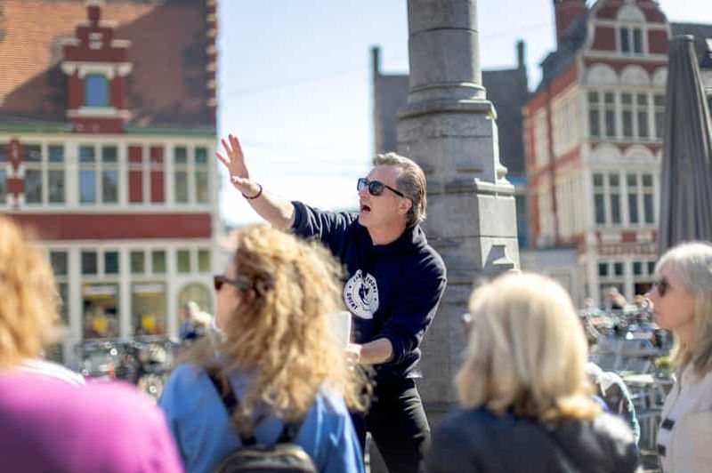 Billet L'histoire sans ennui : une visite à pied interactive à travers Gand