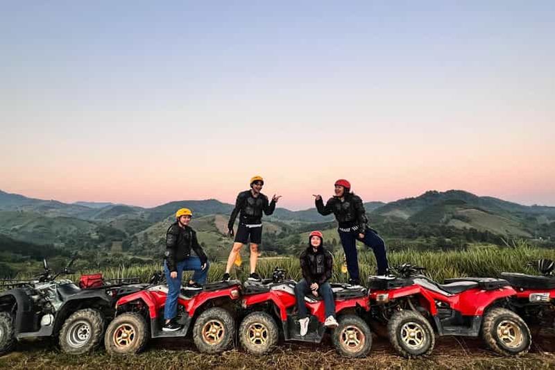 Billet Excursion panoramique en quad et visite d'une plantation d'ananas à Chiang Rai