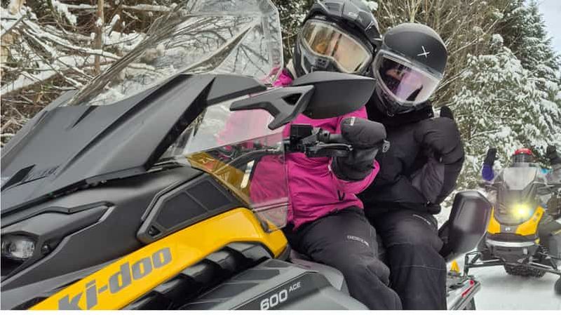 Billet Québec : Visite guidée en motoneige
