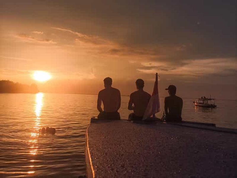 Billet Gili Trawangan : Tour en bateau au coucher du soleil et plongée en apnée sur les îles Gili