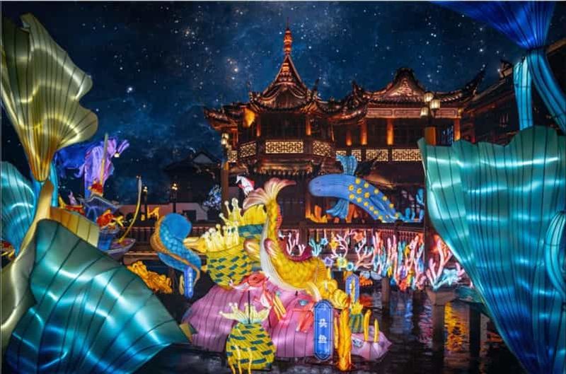 Billet Shanghai : billet pour le jardin Yuyuan et entrée au festival des lanternes