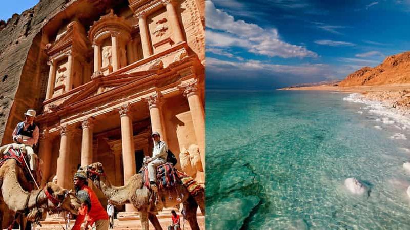 Billet Au départ d'Amman : Visite privée de Petra et de la mer Morte