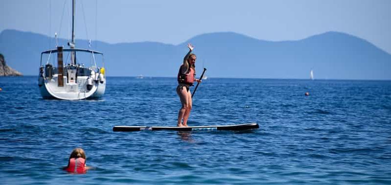Billet Lefkada : Excursion guidée d'une demi-journée sur l'île en Stand-Up Paddleboard