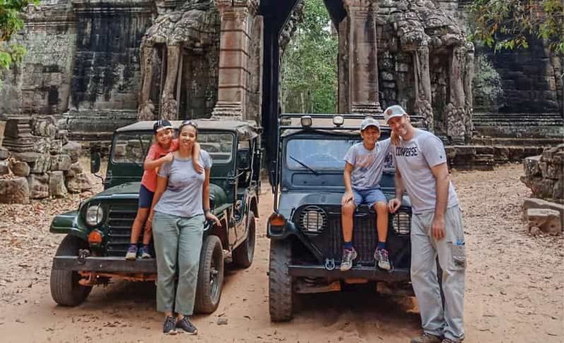 Billet Siem Reap : visite des temples d'Angkor en Jeep / SUV disponible