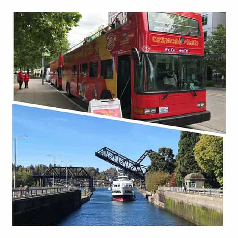 Billet City Sightseeing Seattle : visite en bus HOHO + croisière commentée