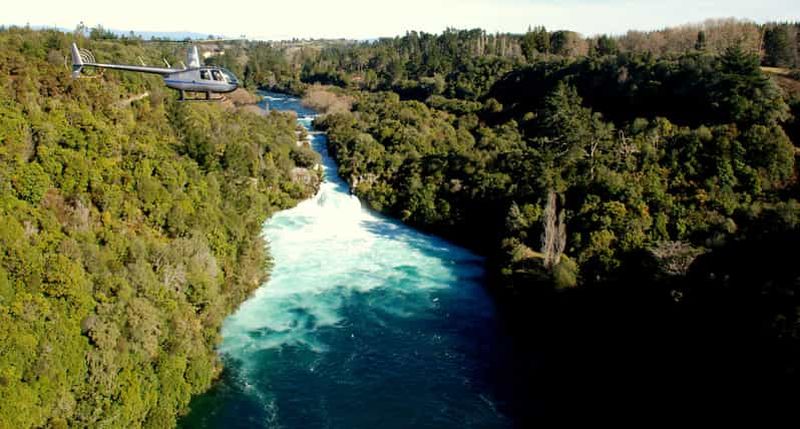 Billet Taupo : Excursion en hélicoptère aux chutes de Huka