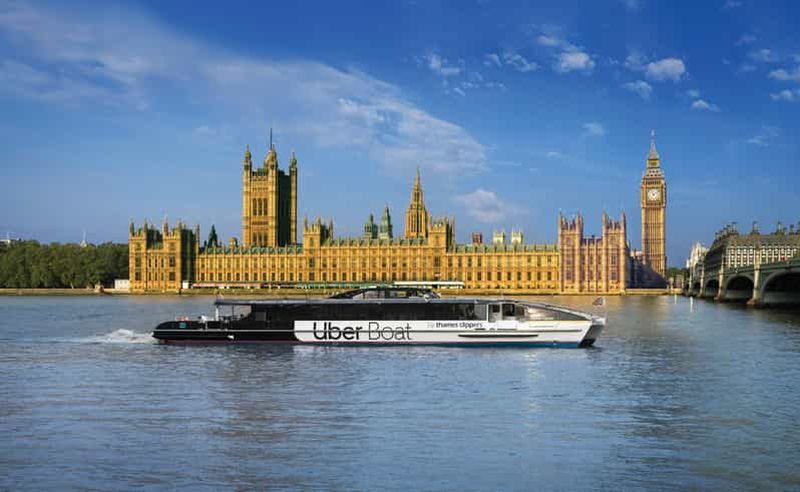 Billet Londres : Bateau Uber par Thames Clippers Billet fluvial aller-retour
