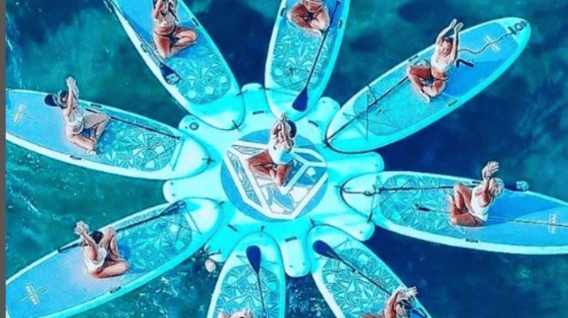 Billet Pilates sur stand up paddle et visite avec point de prise en charge.