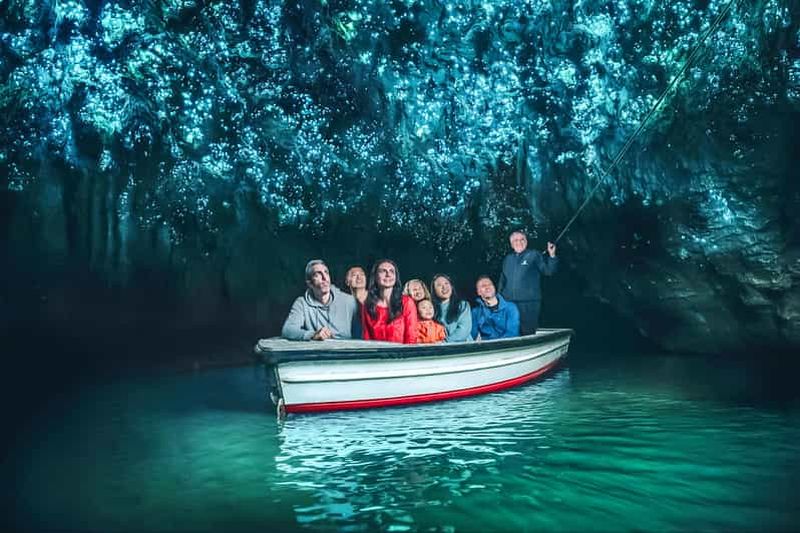 Billet Waitomo : visite guidée des grottes aux vers luisants en bateau