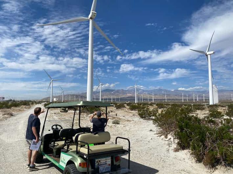 Billet Palm Springs : Visite guidée des moulins à vent en voiturette de golf