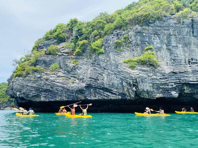 Billet Koh Samui : Excursion d'une journée au parc marin d'Ang Thong en bateau rapide