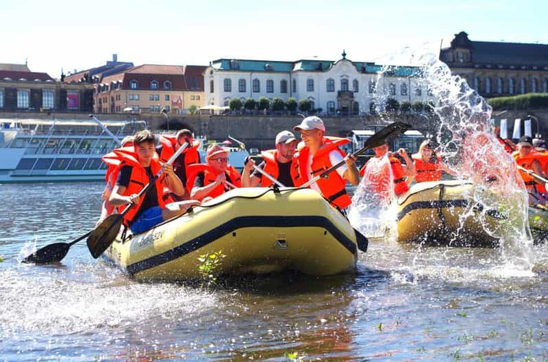 Billet Dresde : excursion en bateau - En canot pneumatique de Heidenau à Dresde - Vieille ville