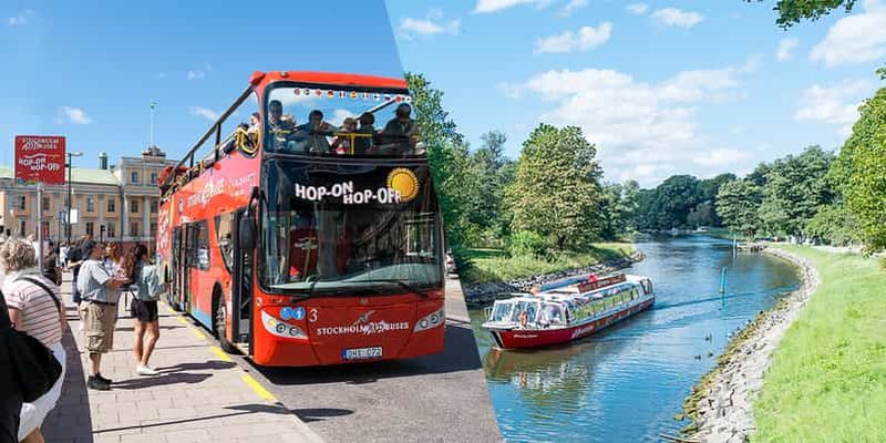 Billet Stockholm : option bus ou bateau à arrêts multiples