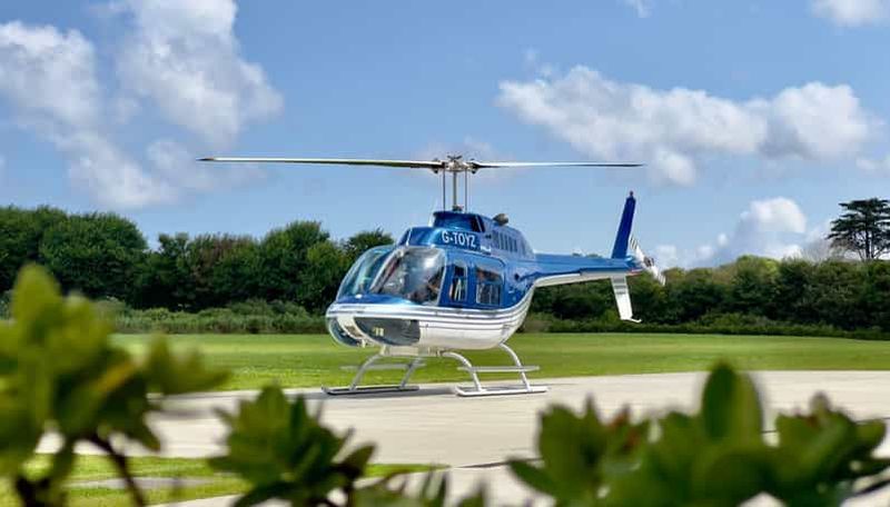 Billet Cornouailles : survol de la plage de Perranporth en hélicoptère
