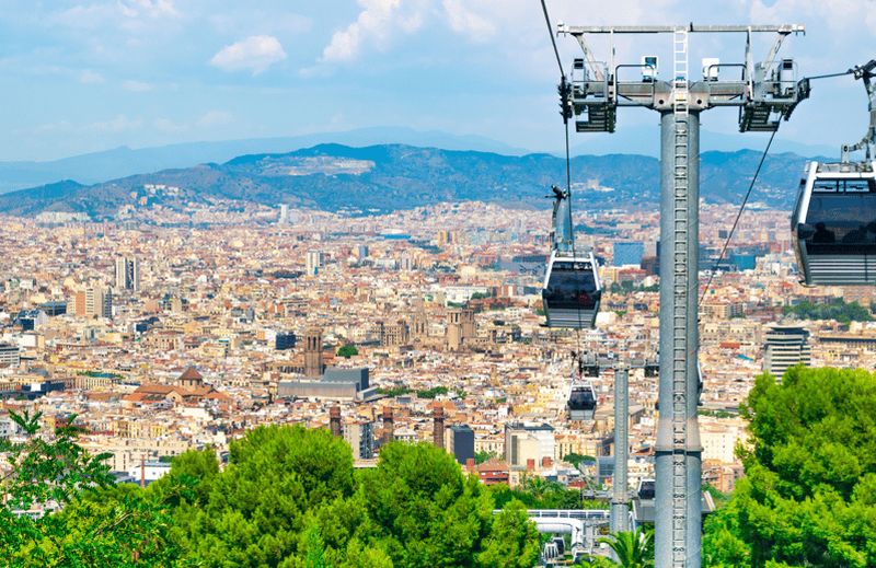 Billet Barcelone : Billet pour le téléphérique de Montjuïc avec audioguide