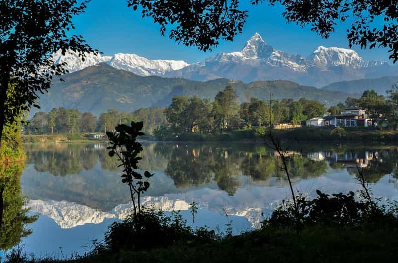 Billet Pokhara : Visite guidée à pied en soirée au bord du lac