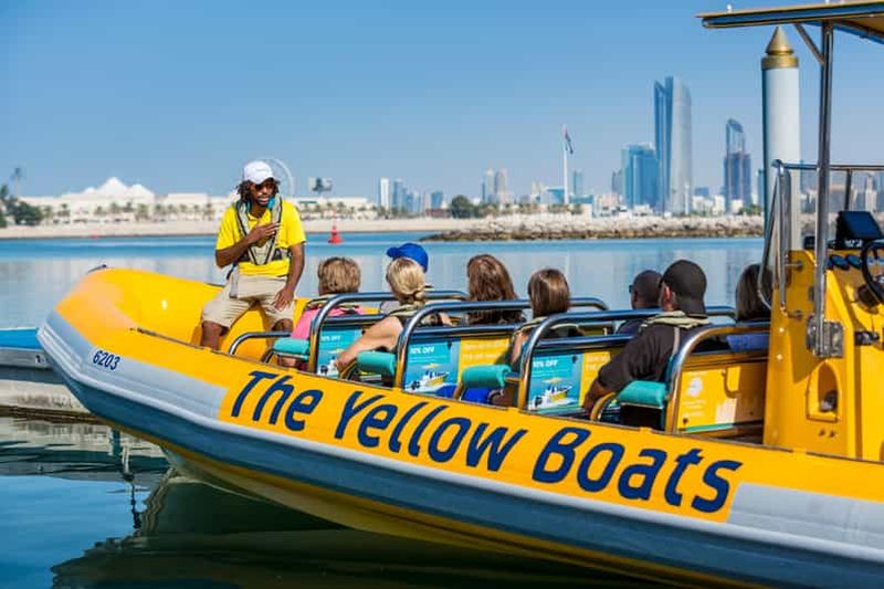 Billet Abu Dhabi : visite touristique de 60 minutes en bateau rapide sur la Corniche