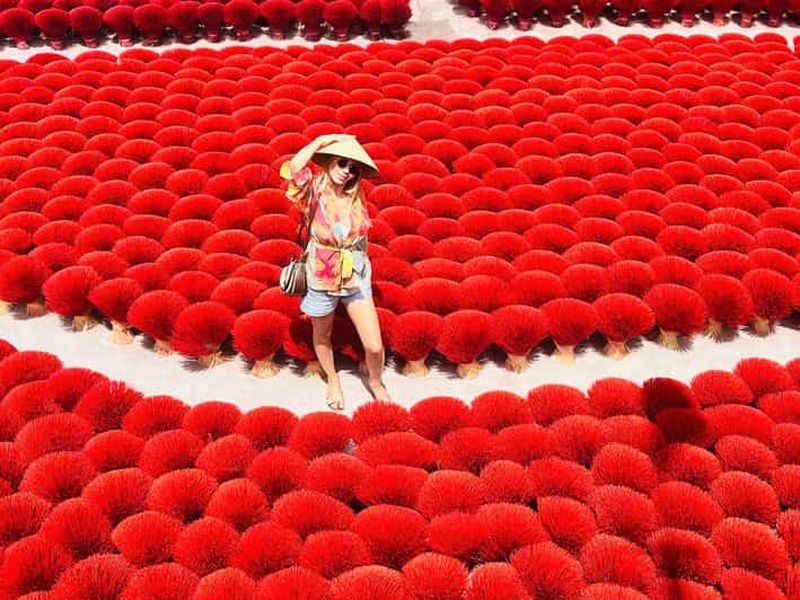 Billet Village de l'encens, chapeaux, laque, poterie, soie (groupe/privé)