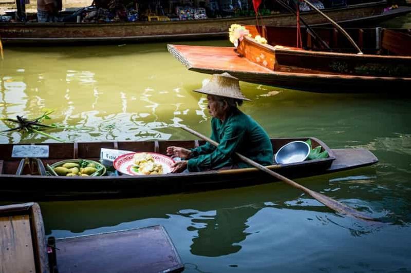 Billet Visite d'une journée du marché flottant de Damnoen Saduak et du marché de Mae Klong