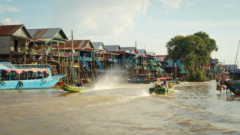 Billet Au départ de Siem Reap : Tour en bateau du village flottant de Kampong Phluk
