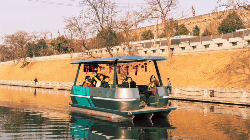 Billet Xi'an : Tour en bateau intelligent des douves de la muraille de la ville