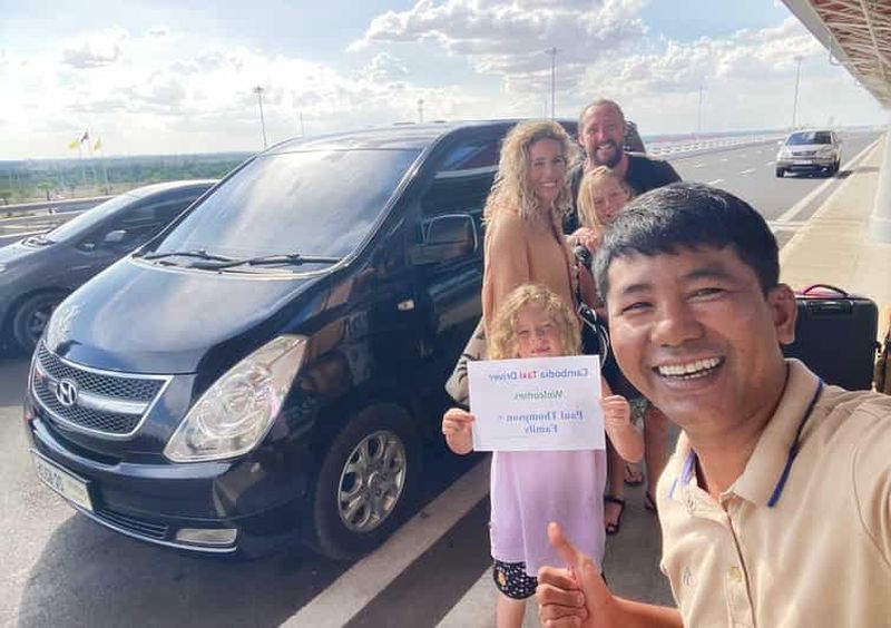 Billet Transfert privé de l'aéroport Techo Phnom Penh KTI à Kampot