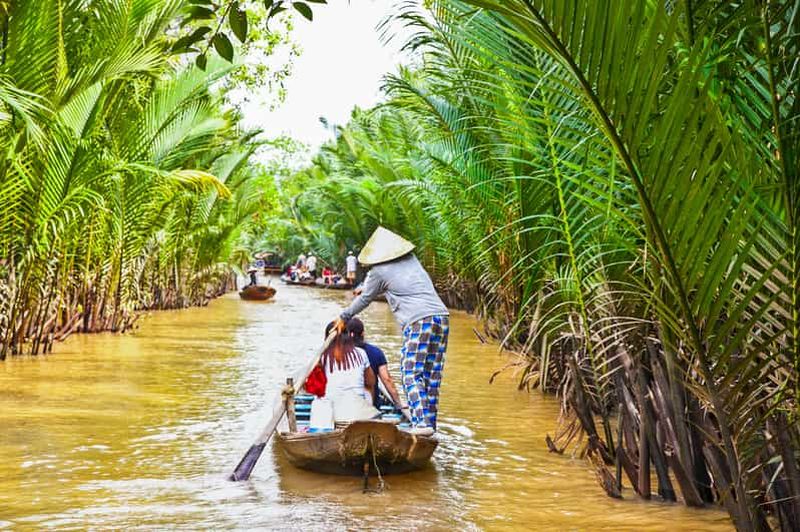 Billet Depuis Hô-Chi-Minh-Ville : excursion dans le delta du Mékong avec trajet en sampan