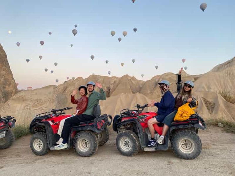 Billet Cappadoce : excursion en quad avec prise en charge à l'hôtel et guide