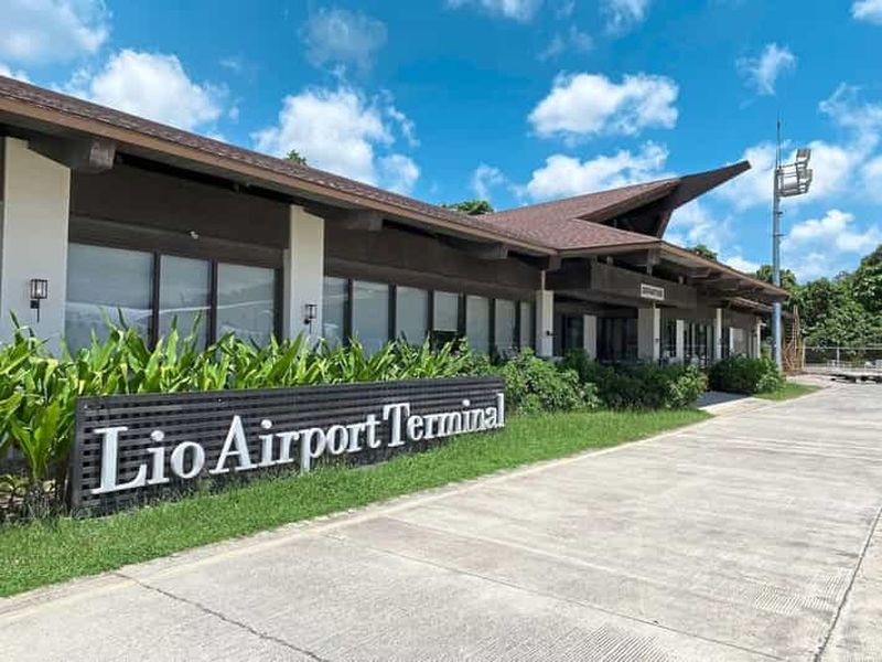 Billet El Nido : Transferts de l'aéroport de Lio vers/depuis l'hôtel