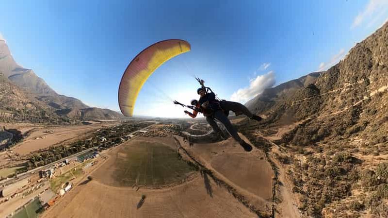 Billet Santiago : Vol en parapente à Cajón del Maipo