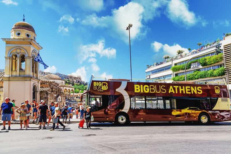 Billet Athènes : visite en bus à impériale avec arrêts libres