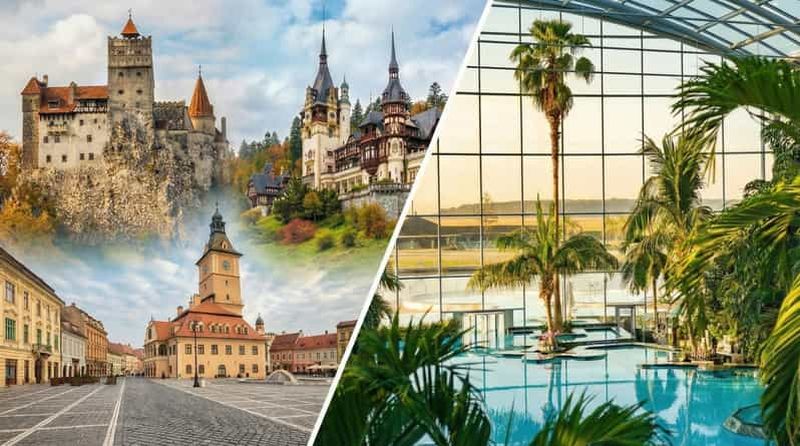 Billet Combo de 2 visites : châteaux de Dracula et de Peles, Brasov et Therme Bucarest
