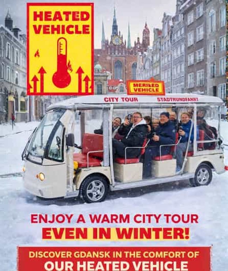 Billet Gdansk : visite illimitée avec bière à volonté et visite des sites incontournables en voiturette de golf