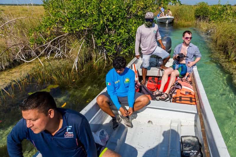 Billet Biosphère de Sian Ka'an : canal maya unique, balade en bateau et tacos