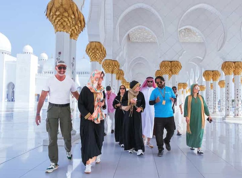 Billet Abu Dhabi : Visite guidée à pied de la Grande Mosquée Sheikh Zayed