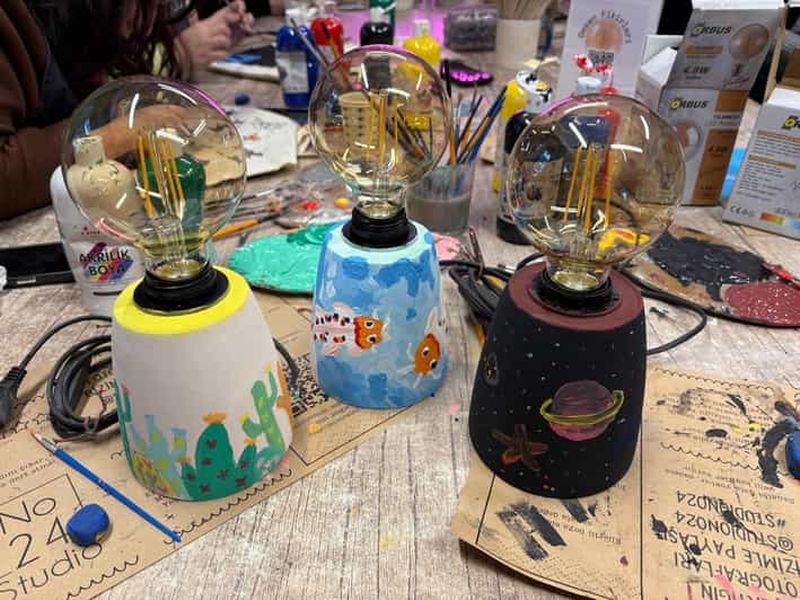 Billet Ankara : Atelier de peinture d'abat-jour