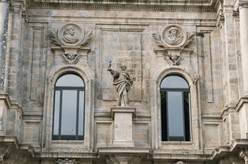 Billet Saint-Jacques-de-Compostelle monumentale : les environs de la cathédrale