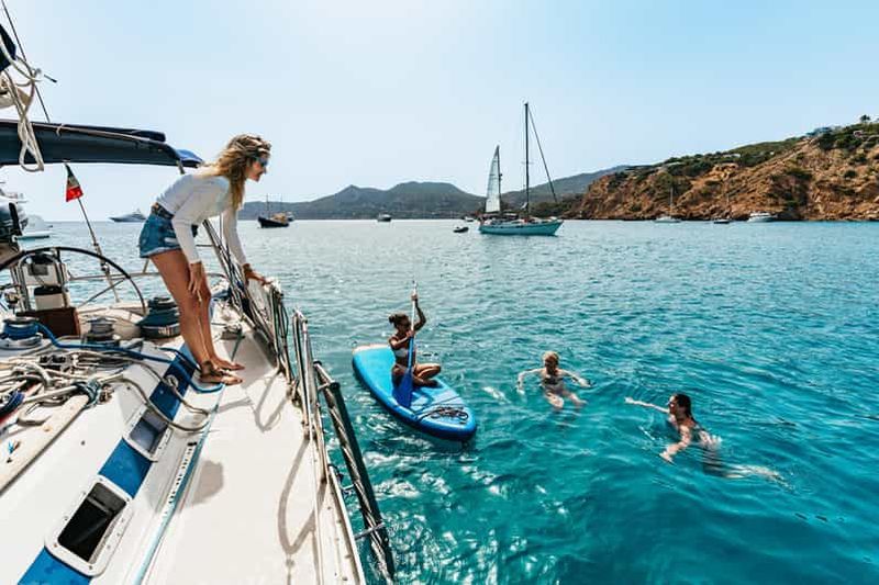 Billet Depuis Ibiza : Excursion en voilier à Formentera avec arrêts à la plage