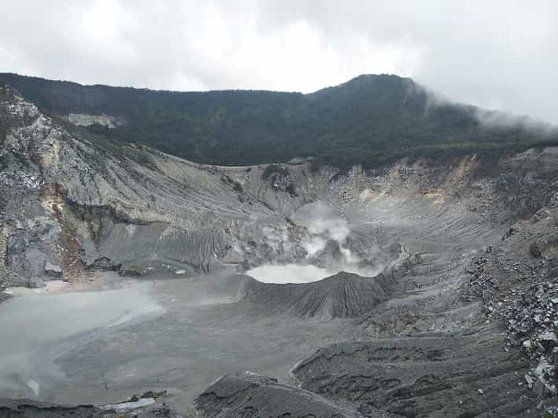 Billet Jakarta : volcan, sources chaudes, usine de thé, rizières et café