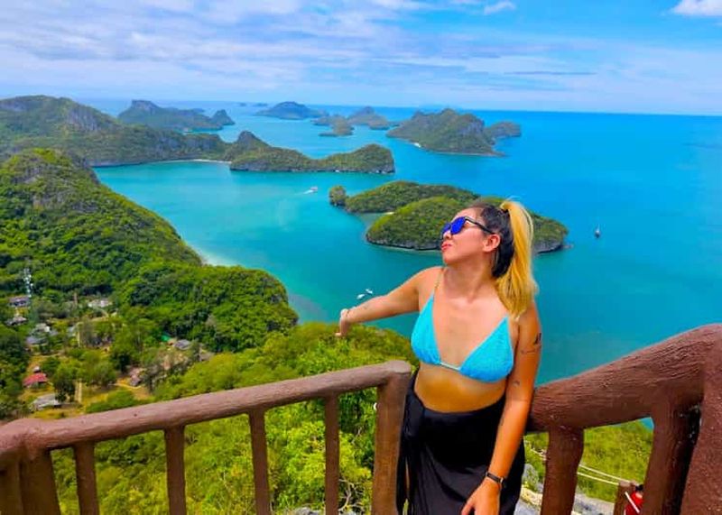 Billet Koh Pha Ngan : Excursion d'une journée à Ang Thong avec kayak, plongée en apnée et déjeuner