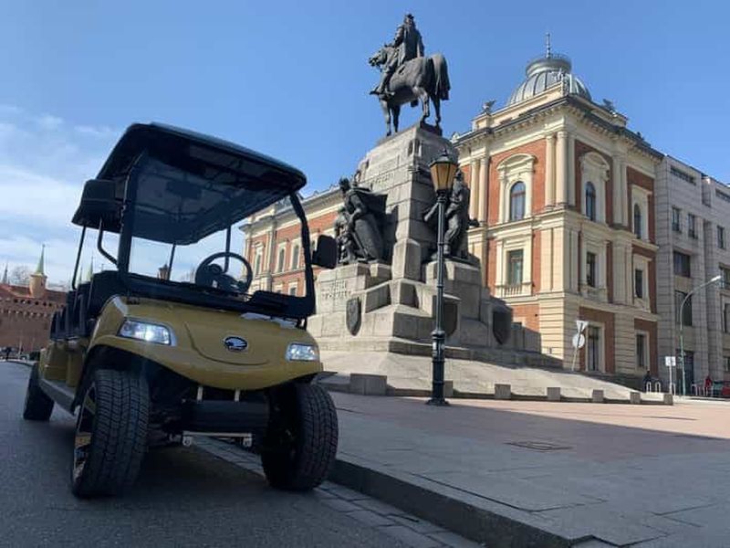 Billet Cracovie : Visite touristique de la vieille ville en voiturette de golf Eco Buggy