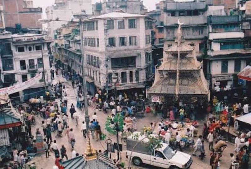 Billet Katmandou : visite à pied de Thamel, d'Asan Bazaar et des temples