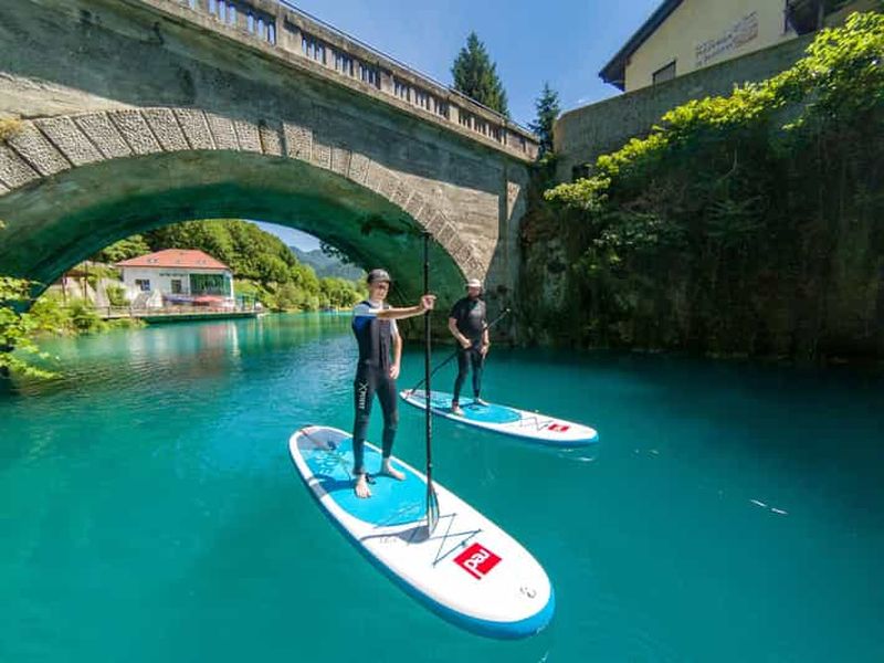 Billet Demi-journée de Stand-up Paddle Boarding sur la rivière Soča