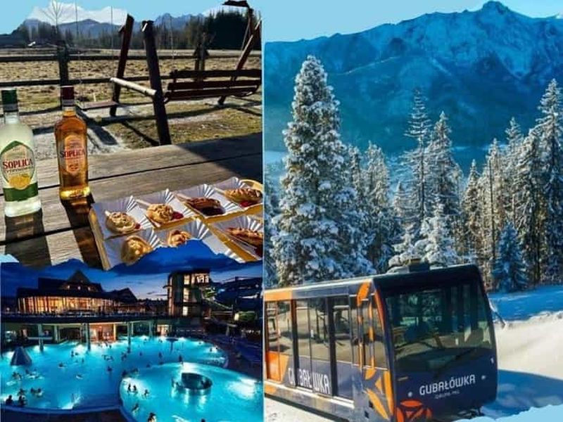 Billet Depuis Cracovie : Visite de Zakopane avec Spa thermal et prise en charge à l'hôtel
