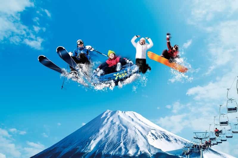 Billet Tokyo : Mont Fuji Yeti Ski, source chaude et cueillette de fruits