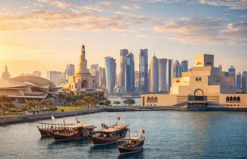 Billet Doha : croisière en boutre traditionnel avec dîner et thé arabe